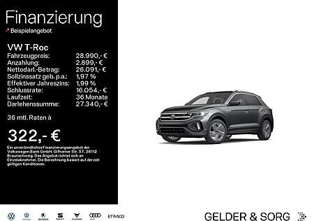 VW T-Roc Volkswagen R-Line 1.5 TSI AHK*RFK*DAB+*Digital*LED