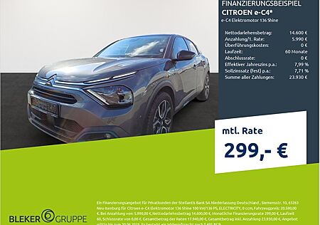 Citroën C4 e- Elektromotor 136 Shine