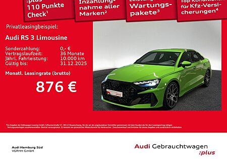 Audi RS3 RS 3 Limousine TFSI qu. SCHALENSITZE/280/CARBON