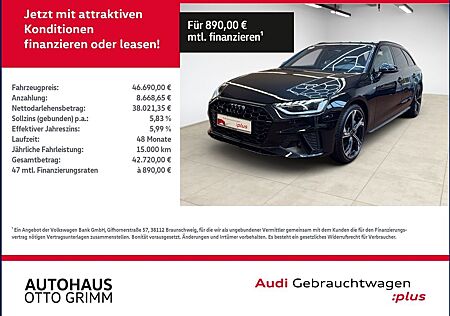Audi A4 Avant 40 TDI quattro S line LEDER