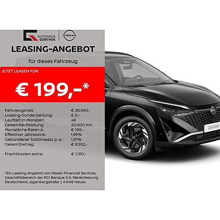 Nissan Qashqai leasen