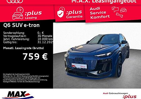 Audi Q6 e-tron QUATT S LINE EDITION ONE BLUE +AR HUD+