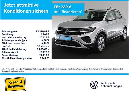 VW T-Cross Volkswagen 1.0 TSI Life LED ACC SHZ PDC 4,99% EFF*
