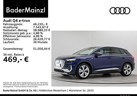 Audi Q4 e-tron gebraucht kaufen Audi Q4 e-tron 40 Pano WäPu AHK Virtual HUD Matrix