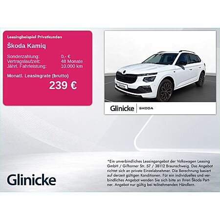 Skoda Kamiq leasen