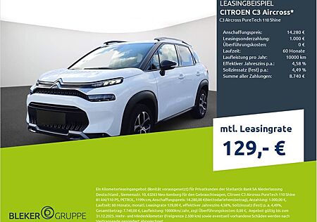 Citroën C3 Aircross PureTech 110 Shine
