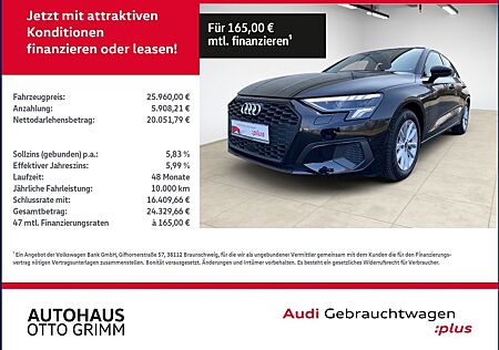 Audi A3 Sportback 30 TFSI LED KLIMA NAVI ALU