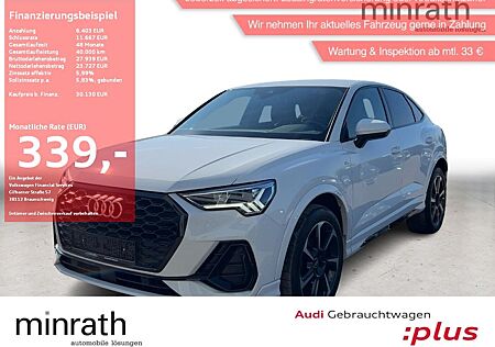 Audi Q3 Sportback 35 TFSI S-Line BLACK B&O LM19 DAB
