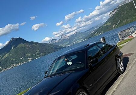 BMW 328i Coupe Schwarz Eisenmann KW v1 H&R