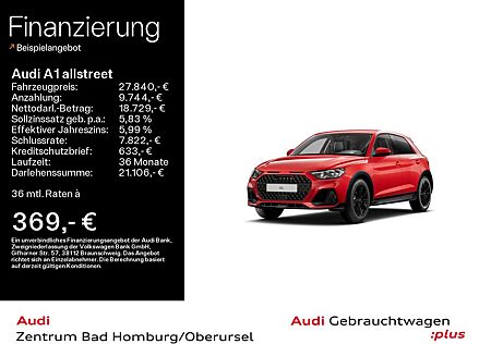 Audi A1 allstreet 30 TFSI S line*Navi*LED*Alu*PDC*Vir