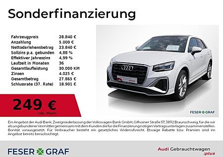 Audi Q2 35 TFSI S tronic S Line Ext Pano,Matrix,Navi