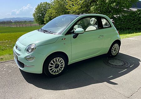 Fiat 500C Cabrio Automatik, Tempomat, 8fach bereift