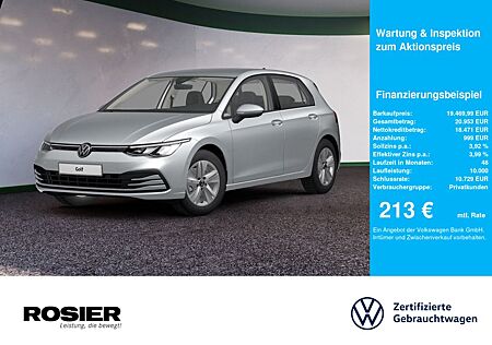 VW Golf Volkswagen VIII Life 1,0 l TSI ACC LED NAVI SPURH. SHZ