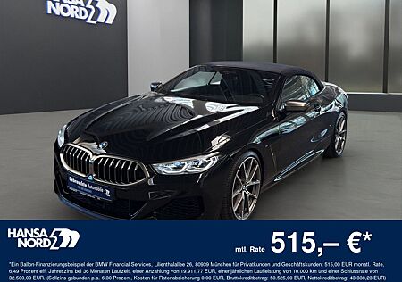 BMW M850i xDrive Cabrio LASER NAVI HUD 360° B&W 20"