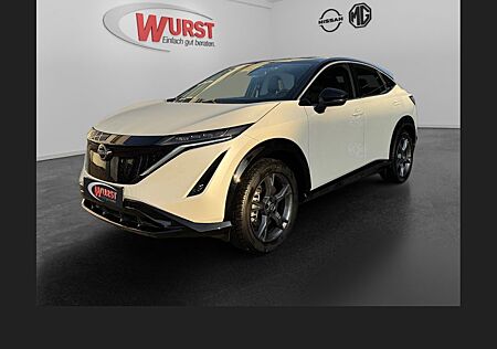 Nissan Ariya 63 kWh 22kW CCS Wärmepumpe Alcantara Kamer