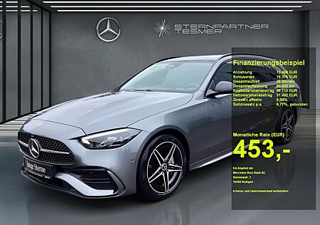 Mercedes-Benz C 220 d T AMG+Night+Pano+Ambiente+Memory+Totw.