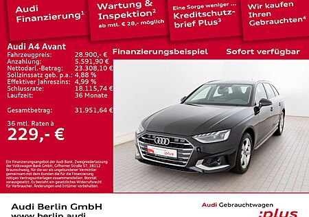 Audi A4 Avant advanced 35 TFSI S tr. LED RFK NAVI
