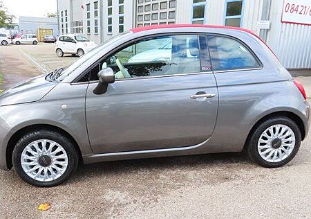 Fiat 500 C Lounge 1,2 69 PS Automatik Grau-Rot