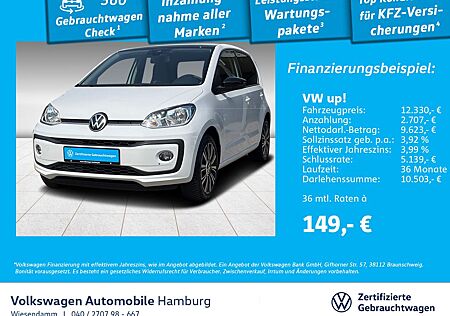 VW Up Volkswagen ! 1.0 Black Style Sitzhzg