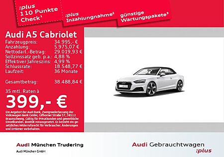 Audi A5 Cabriolet 40 TFSI S tronic Navigations-Paket