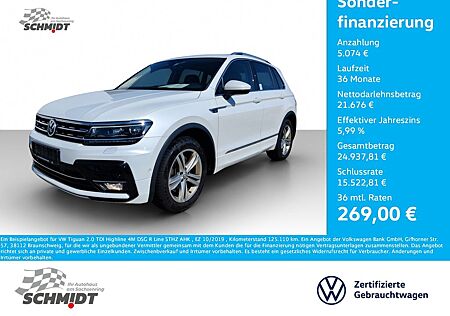 VW Tiguan Volkswagen 2.0 TDI Highline 4M DSG R Line STHZ AHK