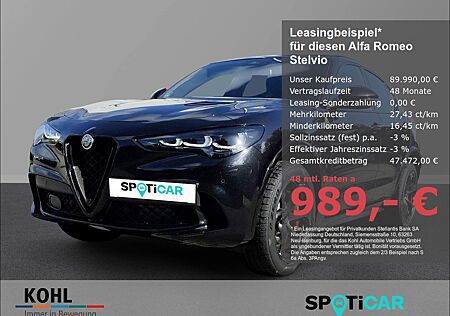 Alfa Romeo Stelvio Quadrifoglio Q4 2.9 V6 AKRAPO Navi Rückf