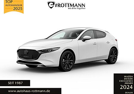 Mazda 3 2.0 eSKYACTIV-X 186ps Aut. TAKUMI Leder-Rot