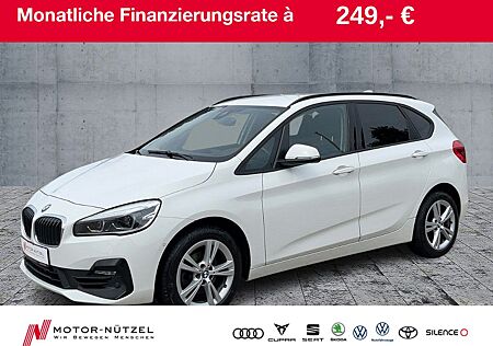 BMW 218i Active Tourer AHK+SHZ+2xPDC+DAB+NSW+MFL+17"