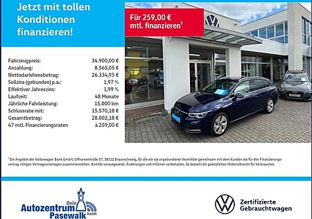 VW Golf Volkswagen 8 CG Variant 2.0 TSI DSG Style
