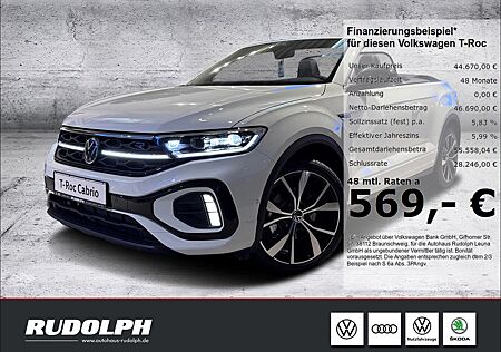 VW T-Roc Volkswagen Cabriolet 1.5 TSI R-Line DSG LED Navi AHK