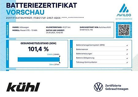 VW Passat Variant Volkswagen 1.4 TSI eHybrid GTE Navi,AHK,Area