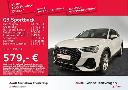 Audi Q3 Sportback 40 TFSI qu. S tronic S line Pano/AH