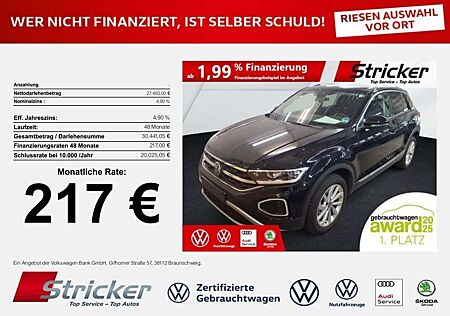 VW T-Roc Volkswagen Style 1.5TSI 217,-ohne Anzahlung Navi AHK