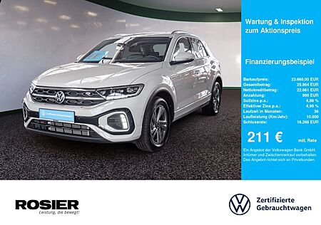 VW T-Roc Volkswagen 1.0 TSI R-line ACC LED SPURH. SHZ KLIMA BT
