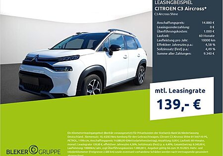 Citroën C3 Aircross PureTech 110 S&S Shine