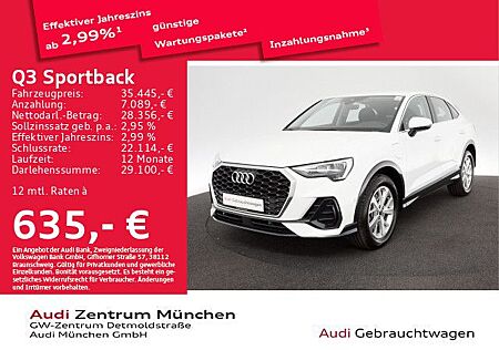 Audi Q3 Sportback 45 TFSI e S tronic Navi+/ACC/Virtua