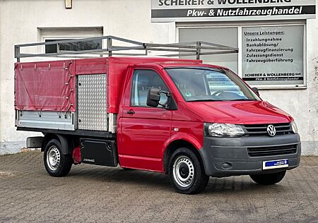 VW T5 Transporter Volkswagen T5 Pritsche 140PS Dachdecker Aufbau+Werkzeugsch.