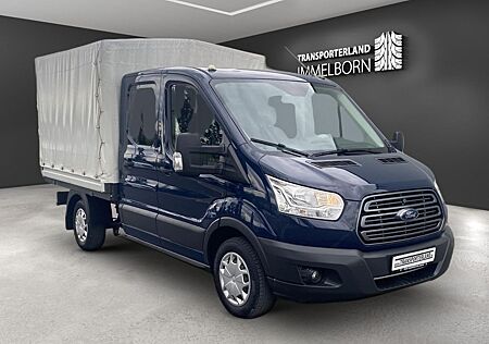 Ford Transit Pritsche Plane 310 L2 Doka 7-Sitze+Klima