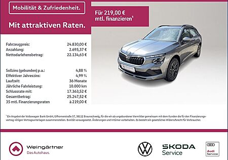 Skoda Kamiq 1.0 TSI Selection, 17" Alu Propus, Vorbere
