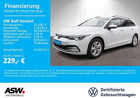 VW Golf Volkswagen Variant Life 2.0 TDI DSG LED Navi Pano AHK