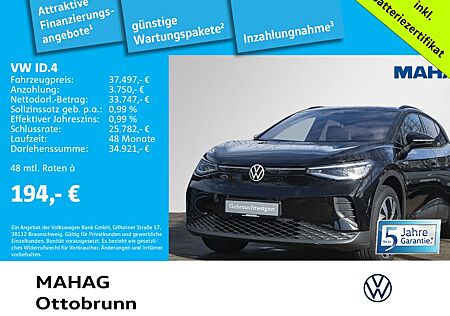 VW ID.4 Volkswagen Pro Perf. WÄRMEPUMPE CCS NaviPro MatrixLED