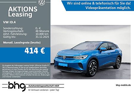 VW ID.4 Volkswagen Pure Performance AHK PanoDach AssistPlus DC