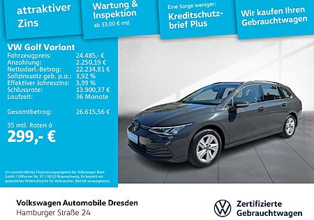VW Golf Volkswagen VIII Variant Life 1.5 eTSI DSG AHK TRAVEL