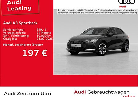 Audi A3 Sportback Advanced 35 TFSI AHK R-KAM NAV+