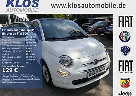 Fiat 500C LOUNGE 1.2 CARPLAY KLIMA PDC KOMFORTPAKET