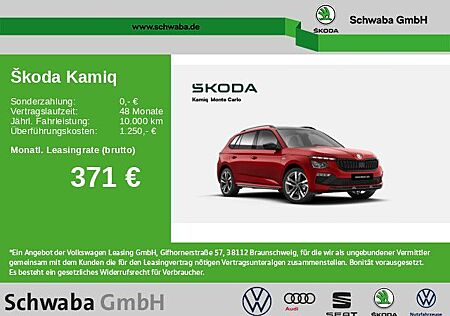 Skoda Kamiq Monte Carlo 1,5 TSI *AHK*PANO*MATRIX*ACC*
