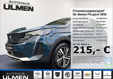 Peugeot 3008 gebraucht kaufen Peugeot 3008 Allure Pack P-Tech Navi Voll-LED Alu Totwin