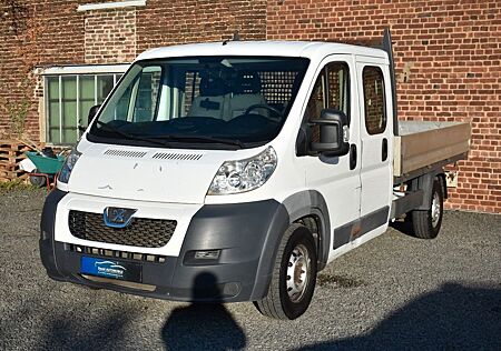 Peugeot Boxer PRITSCHE DOPPELKABINE 7SITZER LANG L4 AHK