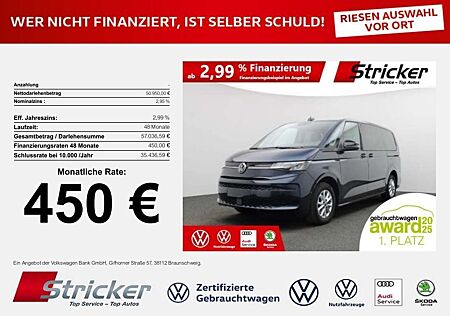 VW T7 Multivan Volkswagen Life 2.0TDI DSG 450,-ohne Anzahlung