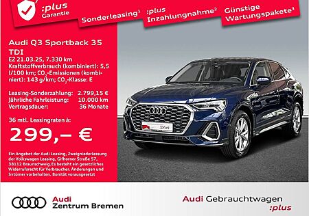Audi Q3 Sportback 35 TDI S line S tronic UPE63 NAVI